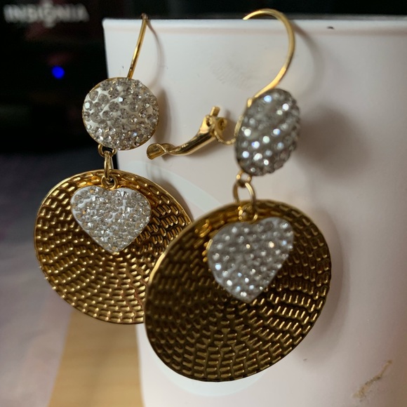 none Jewelry - Goldstone dangling earrings